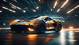 digital mural wallpaper, авто, трек, скорость, спорткар