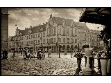 digital mural wallpaper, черно-белый, урбанистика, городской пейзаж, фотообои