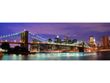 digital mural wallpaper, Нью-Йорк, Гудзон, ночной, мост
