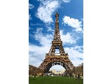 digital mural wallpaper, город, париж, франция, узкий