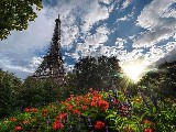 digital mural wallpaper, город, париж, франция, фотообои