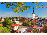 digital mural wallpaper, город, расширение пространства, Estonia, Эстония