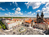 digital mural wallpaper, город, расширение пространства, Czech, Прага
