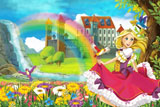 фотообои детские мультфильм алиса в стране чудес