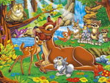 фотообои мультфильм детские фотообои Bambi