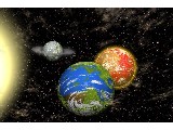 digital mural wallpaper, космос, планеты, мироздание, вселенная