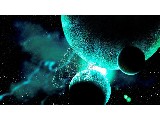 digital mural wallpaper, космос, планеты, мироздание, вселенная